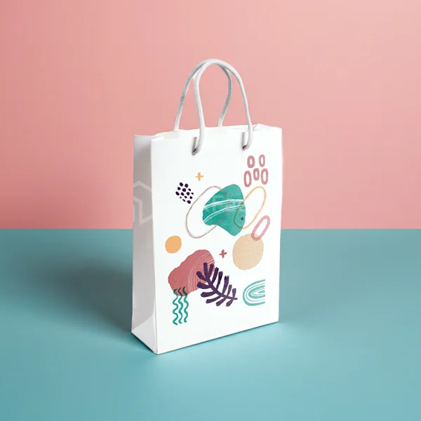Custom White Paper Bags